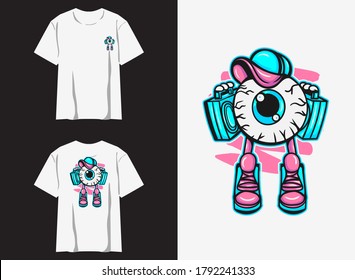 Character Streetwear Tshirt
Character One Eye Hip Hop