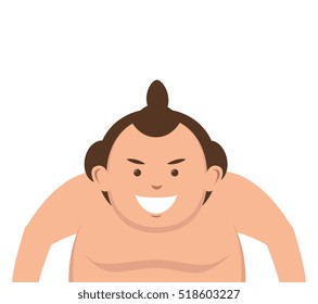 character sumo wrestler japanese
