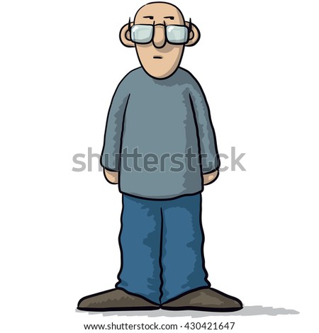 character with a suspicious look