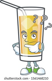 Character thinking in the apple cider cartoon
