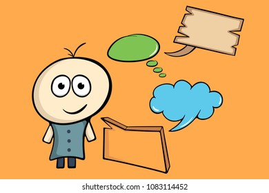 The character thinks much