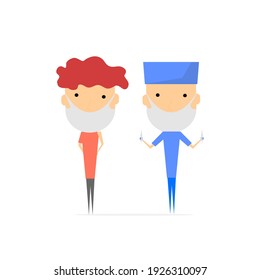 Character of vaccine injection by healthcare provider.