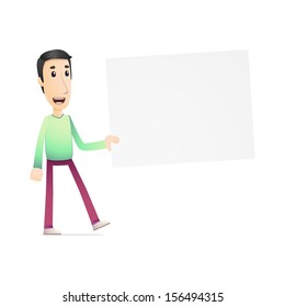 character in various poses for use in advertising, presentations, brochures, blogs, documents and forms, etc.