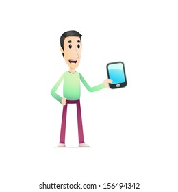 character in various poses for use in advertising, presentations, brochures, blogs, documents and forms, etc.