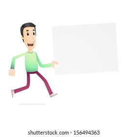 character in various poses for use in advertising, presentations, brochures, blogs, documents and forms, etc.