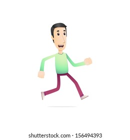character in various poses for use in advertising, presentations, brochures, blogs, documents and forms, etc.