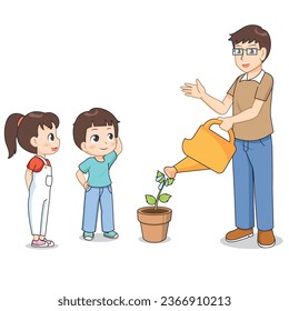 Character vector children and teachers