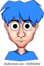 character vector illustration. chibi expression