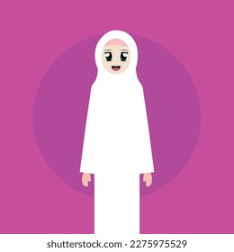 The character of a veiled Muslim woman