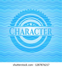 Character water emblem.