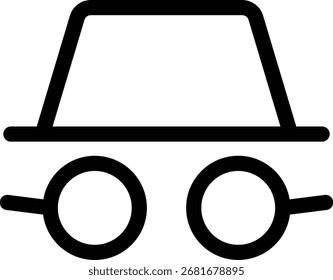 Un personaje con sombrero y gafas