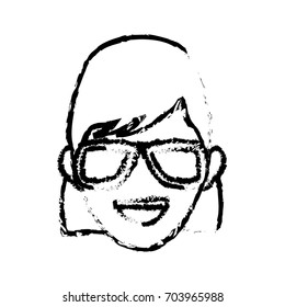 character woman head person image contour