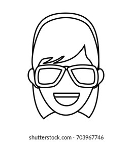 character woman head person image contour