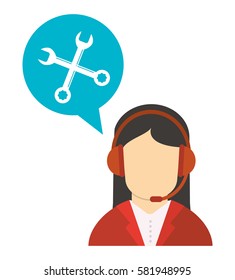 character working talk call center