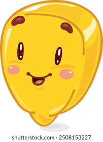 CHARACTER YELLOW CORN GRAIN HAPPY AND FUNNY