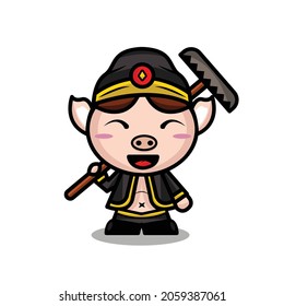 Character Zhu Bajie King Cute Pat Kai