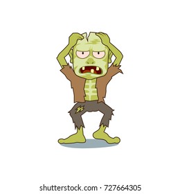 character of zombie illustration