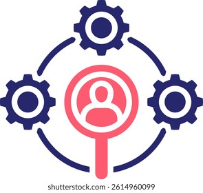 Characteristic Icon Fill Vector Illustration