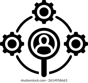Characteristic Icon Glyph Vector Illustration