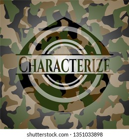 Characterize on camo pattern