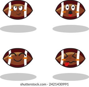 characters and elements for poster of sticker design