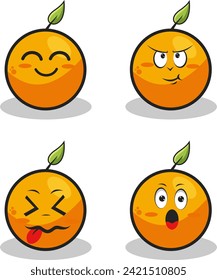 characters and elements for poster of sticker design