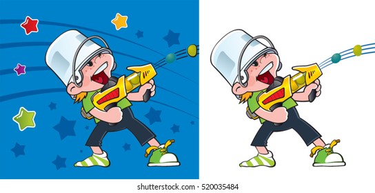 characters funny kid vector
