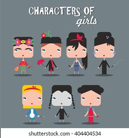 characters of girls