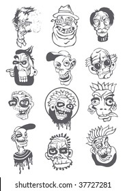 characters in a graphic style. vector illustration.