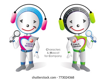 Characters & Mascot for Company, Vector design