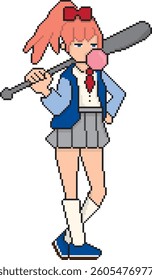 Characters with Pixel Art Type