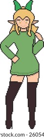Characters with Pixel Art Type