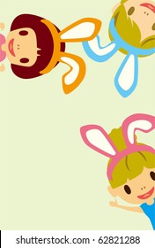 Characters rabbit girl