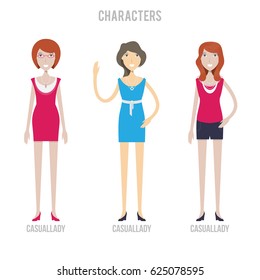 Characters Set | Character Set include casuallady