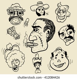 Characters with wild west