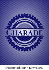 Charade denim background