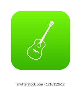 Charango icon digital green for any design isolated on white vector illustration