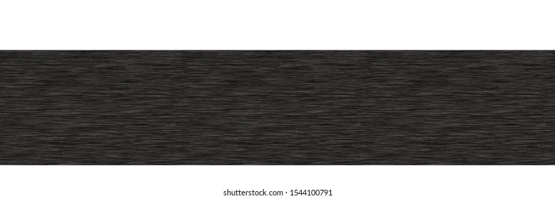 Charcoal Black Marl Variegated Heather Texture Border Background. Vertical Blended Line Seamless Pattern. Faux T-Shirt Fabric Dyed Organic Jersey Textile Banner. Triblend Melange Banner. Vector Eps 10