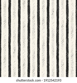 Charcoal Brushed Textured Irregularly Striped Pattern