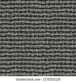 Charcoal Canvas Textured Dashed Striped Pattern