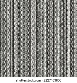 Charcoal Canvas Textured Irregularly Striped Pattern