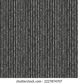 Charcoal Canvas Textured Striped Pattern