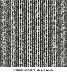 Charcoal Distressed Knit Textured Subtle Striped Pattern