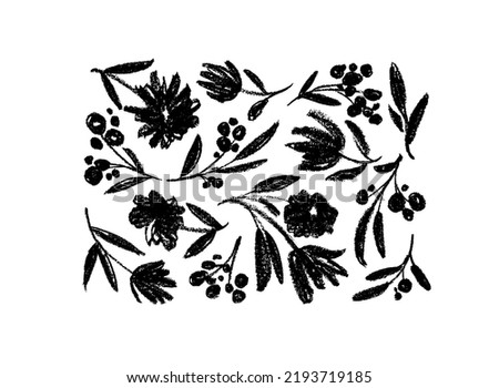a small dried flower in winter