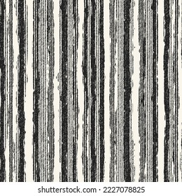 Charcoal Grain Stroke Textured Striped Pattern