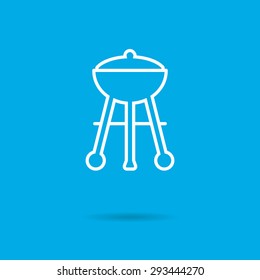 Charcoal grill icon