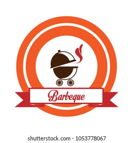Charcoal Grill Logo Vector