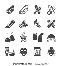 Charcoal Icon Set