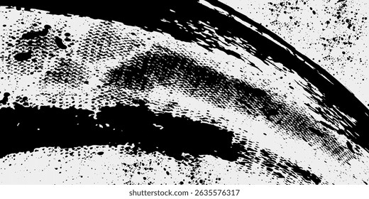 Charcoal Ink Brush Strokes. Abstract Grunge texture Featuring Charcoal Ink Brush Strokes. Paint brush strokes and texture. 