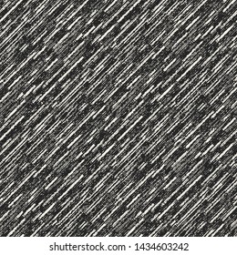 Charcoal Melange Broken Striped Textured Background. Seamless Pattern.